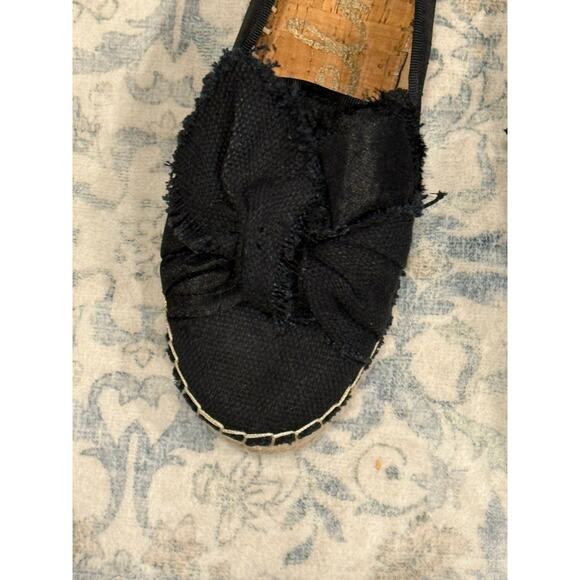 Sam Edelman Cabrera Platform Espadrille Flats in Black Size 6 - Picture 2 of 5